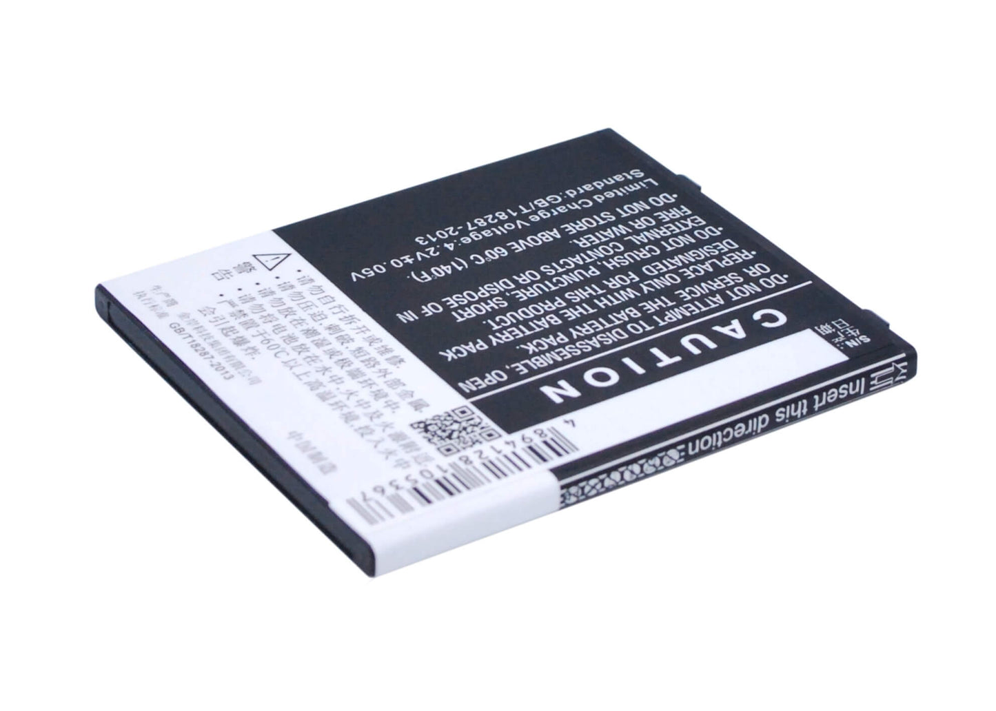 3.7V, 1750mAh, Li-ion Battery fits Zopo, 6530, Zp700, 6.475Wh