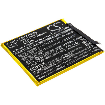 3.8V, 2350mAh, Li-Polymer Battery fits Neffos, Tp804a, Tp804c, 8.93Wh