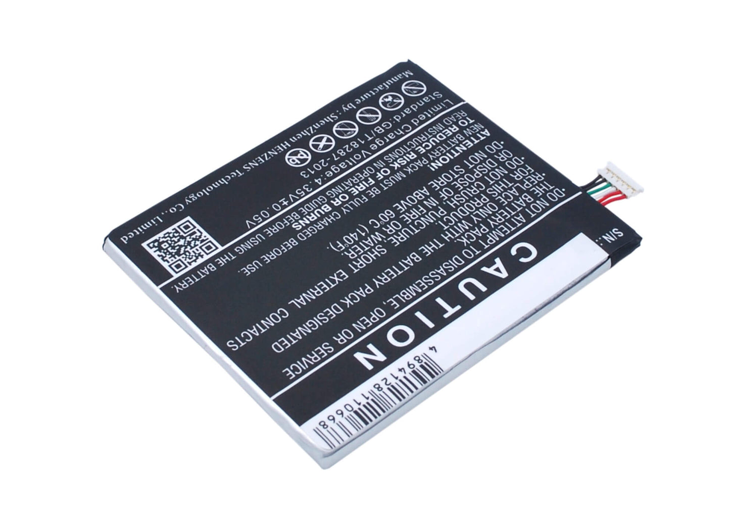 3.8V, 1900mAh, Li-Polymer Battery fits Htc, A22, A32, 7.22Wh