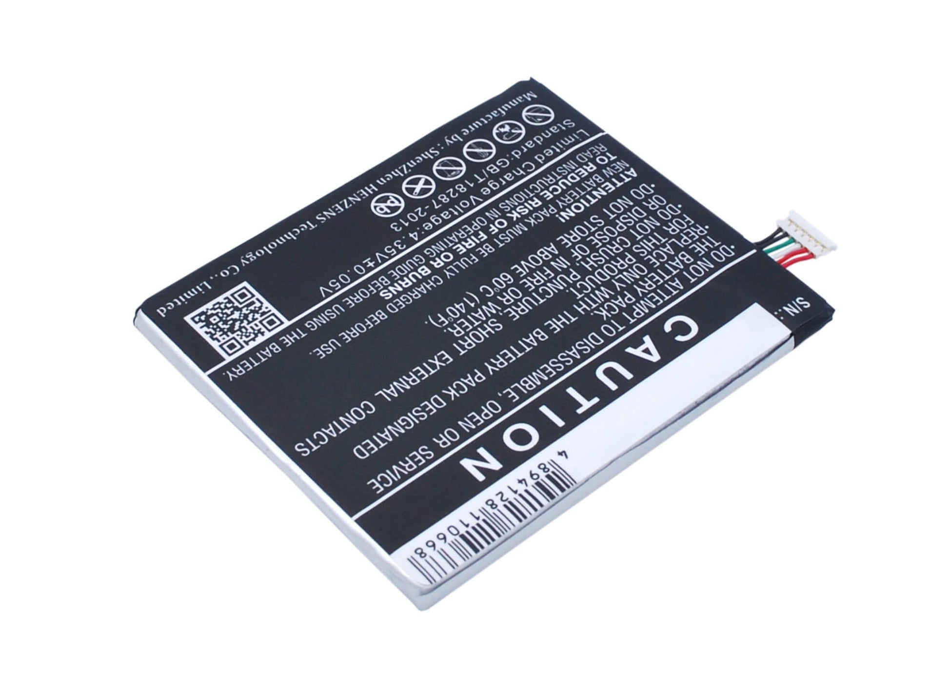 3.8V, 1900mAh, Li-Polymer Battery fits Htc, A22, A32, 7.22Wh