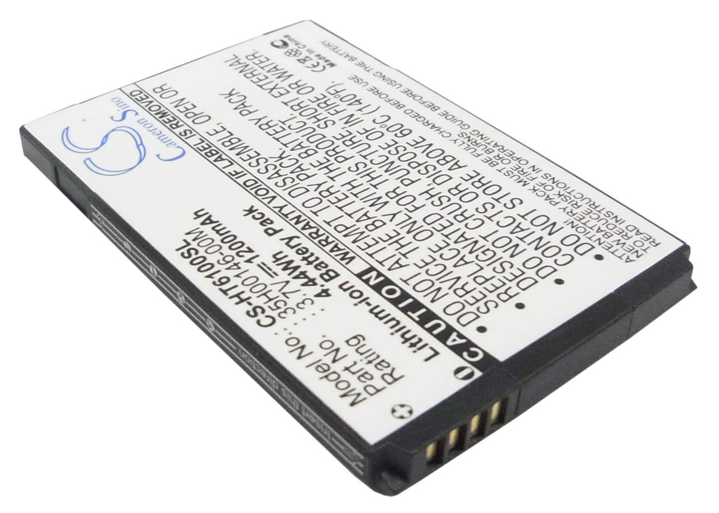 3.7V, 1200mAh, Li-ion Battery fits Sprint, Evo Shift 4g, 4.44Wh