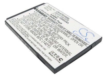 3.7V, 1200mAh, Li-ion Battery fits Htc, Evo Shift 4g, Knight, 4.44Wh