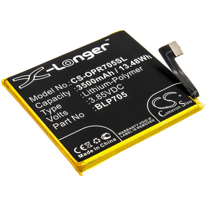 3.85V, 3500mAh, Li-Polymer Battery fits Oppo, Cph1919, Pccm00, 13.475Wh