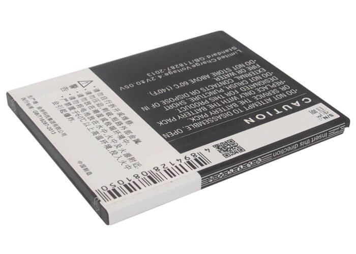 3.7V, 1700mAh, Li-ion Battery fits Gigabyte, Gsmart Maya M1, 6.29Wh