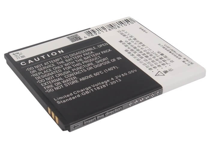 3.7V, 1700mAh, Li-ion Battery fits Gsmart, I350, Maya M1, 6.29Wh