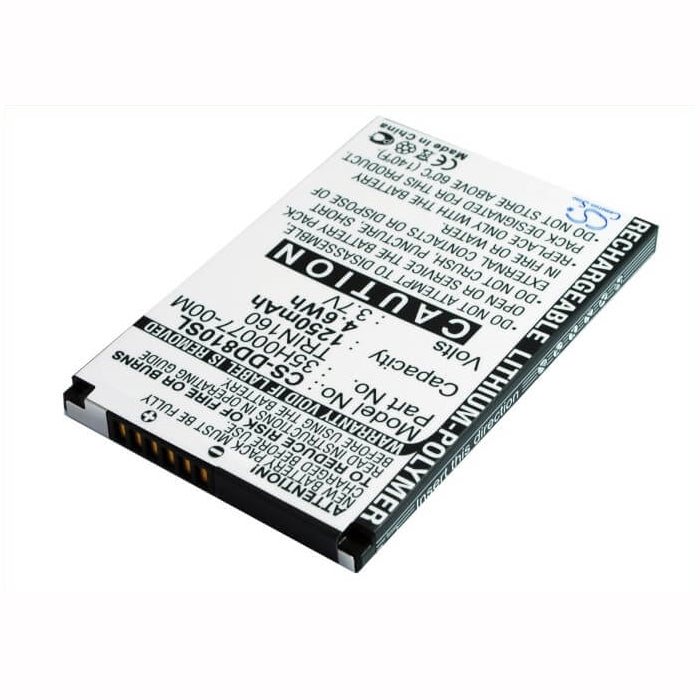 3.7V, 1250mAh, Li-Polymer Battery fits Verizon, Xv6800 Xv-6800, 4.625Wh