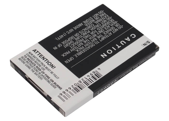 3.7V, 1500mAh, Li-Polymer Battery fits Htc, Max 4g, Quartz, 5.55Wh