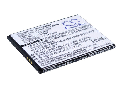 3.7V, 1700mAh, Li-ion Battery fits Zopo, 6470, Zp590, 6.29Wh