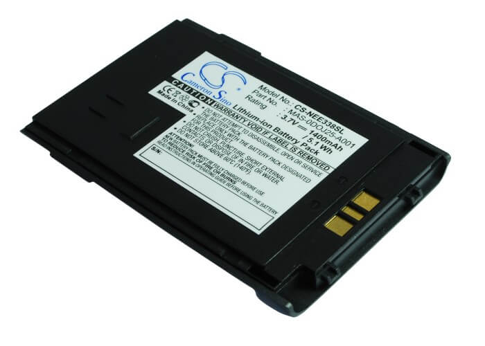 3.7V, 1400mAh, Li-ion Battery fits Nec, 338, E338, 5.18Wh