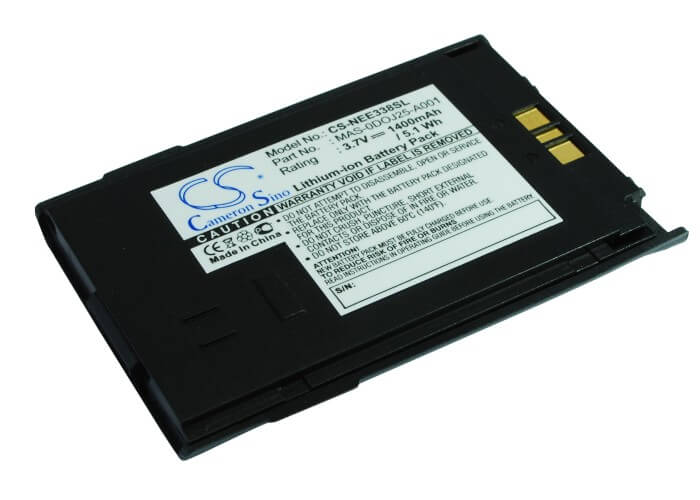 3.7V, 1400mAh, Li-ion Battery fits Nec, 338, E338, 5.18Wh