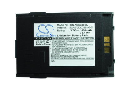 3.7V, 1400mAh, Li-ion Battery fits Nec, 338, E338, 5.18Wh
