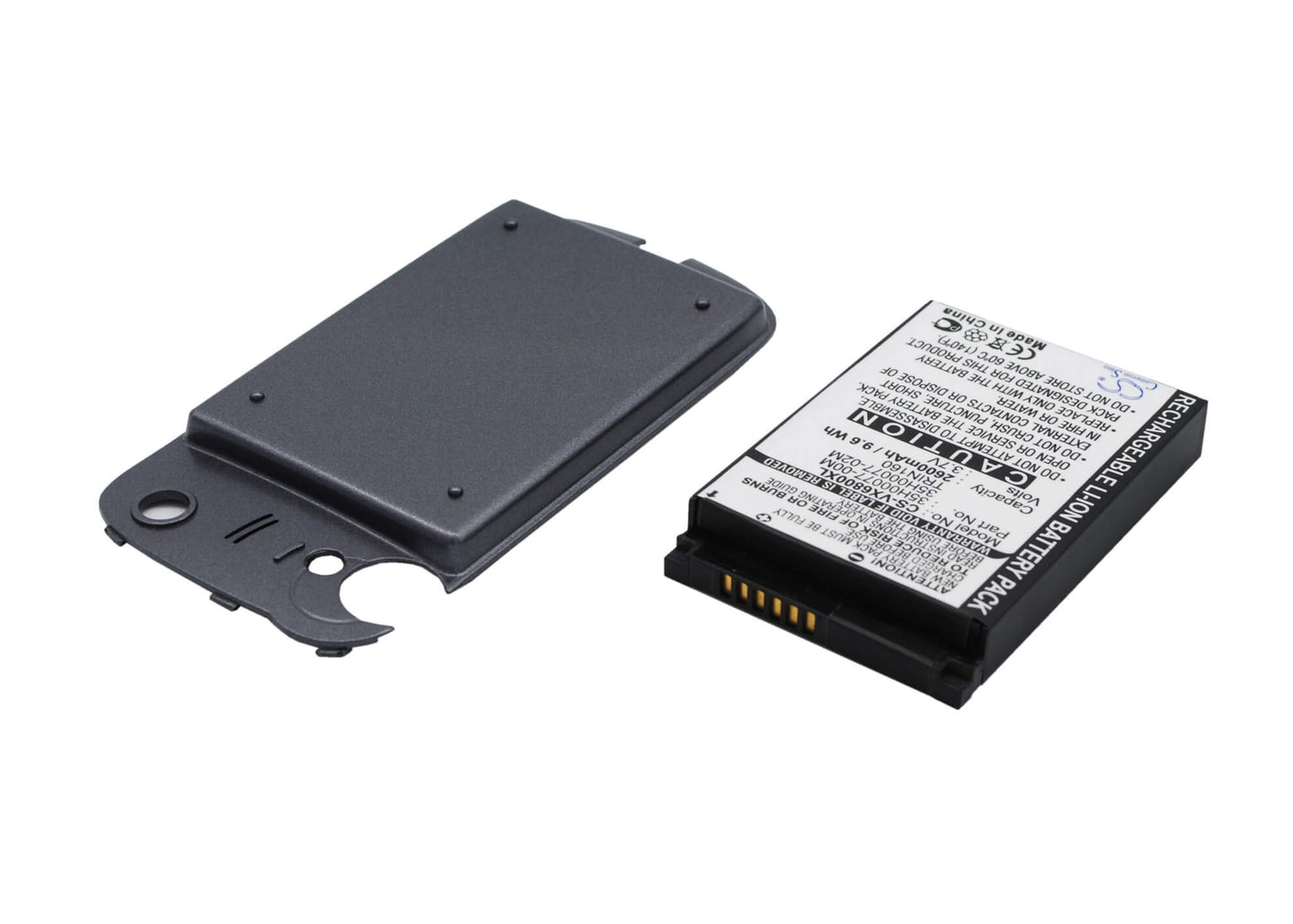 3.7V, 2600mAh, Li-ion Battery fits Verizon, Xv6800, Xv-6800, 9.62Wh