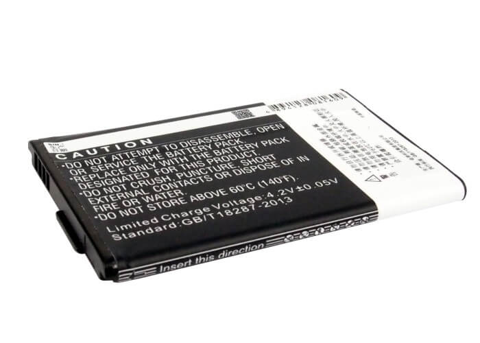 3.7V, 1460mAh, Li-ion Battery fits Acer, Cloud Mobile, Cloudmobile S500, 5.402Wh