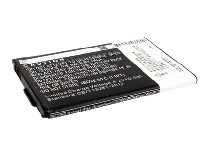 3.7V, 1460mAh, Li-ion Battery fits Acer, Cloud Mobile, Cloudmobile S500, 5.402Wh