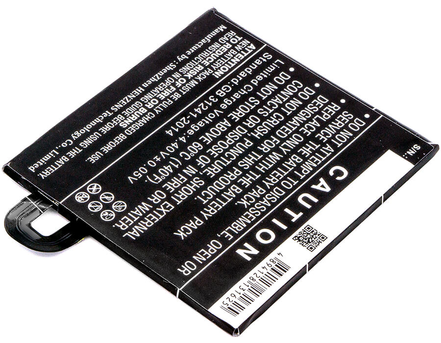 3.85V, 2400mAh, Li-Polymer Battery fits Htc, Alpine, U Play, 9.24Wh