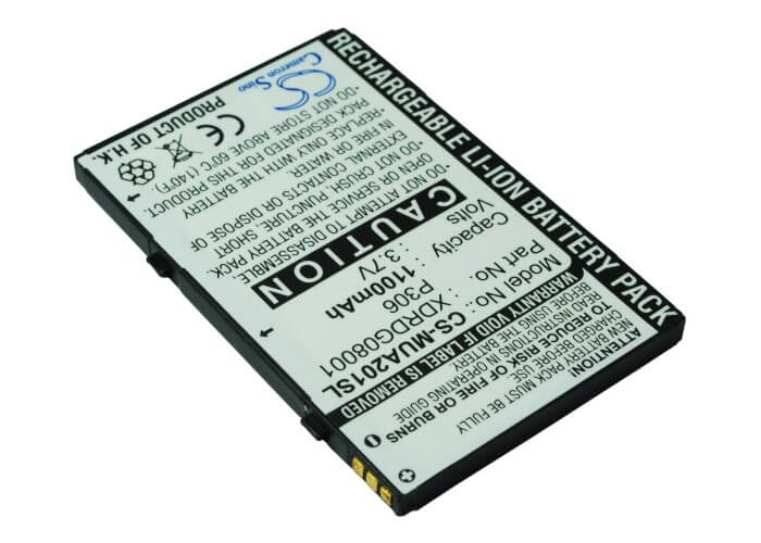 3.7V, 1100mAh, Li-ion Battery fits I-mate, Jama 201, P306, 4.07Wh