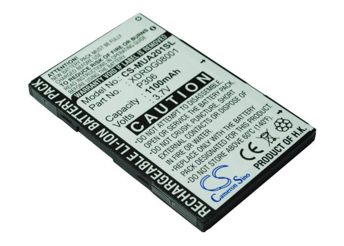 3.7V, 1100mAh, Li-ion Battery fits I-mate, Jama 201, P306, 4.07Wh