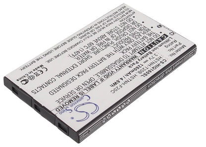 3.7V, 1260mAh, Li-ion Battery fits Hp, Ipaq 530, Ipaq Voice Messenger, 4.662Wh