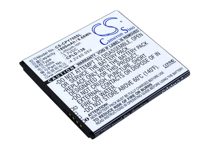 3.7V, 1800mAh, Li-ion Battery fits Coolpad, Y60-c1, Y70-c, 6.66Wh
