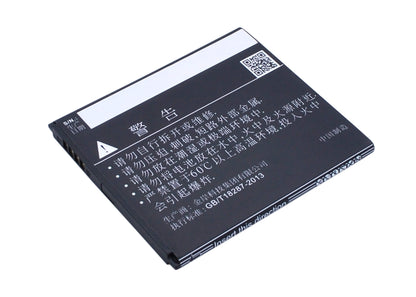 3.7V, 1800mAh, Li-ion Battery fits Coolpad, Y60-c1, Y70-c, 6.66Wh