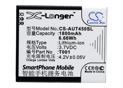 3.7V, 1800mAh, Li-ion Battery fits Asus, T45, T45-t001, 6.66Wh