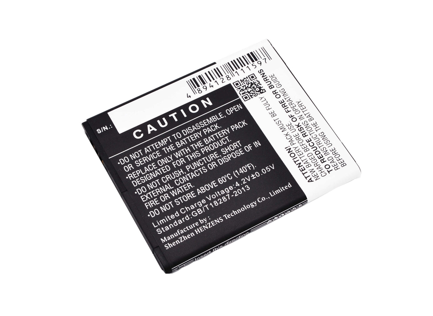 3.7V, 1800mAh, Li-ion Battery fits Myphone, Fun 2, Next-s, 6.66Wh