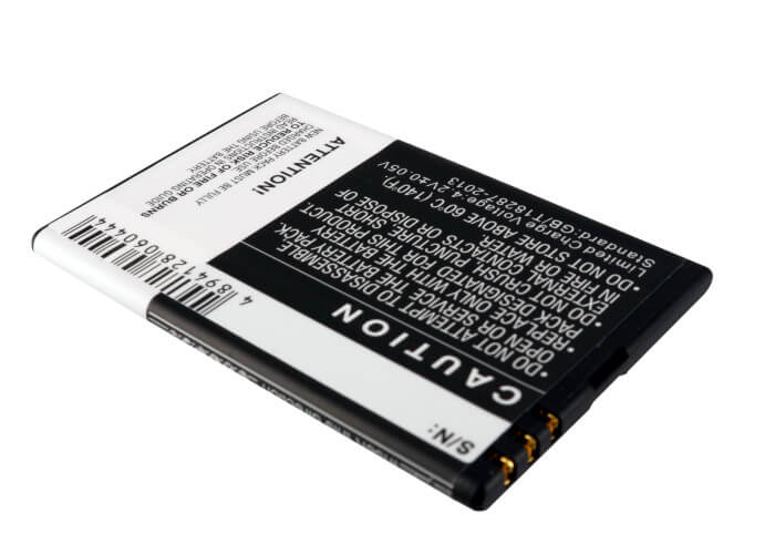 3.7V, 1300mAh, Li-ion Battery fits Nokia, 303, 603, 4.81Wh