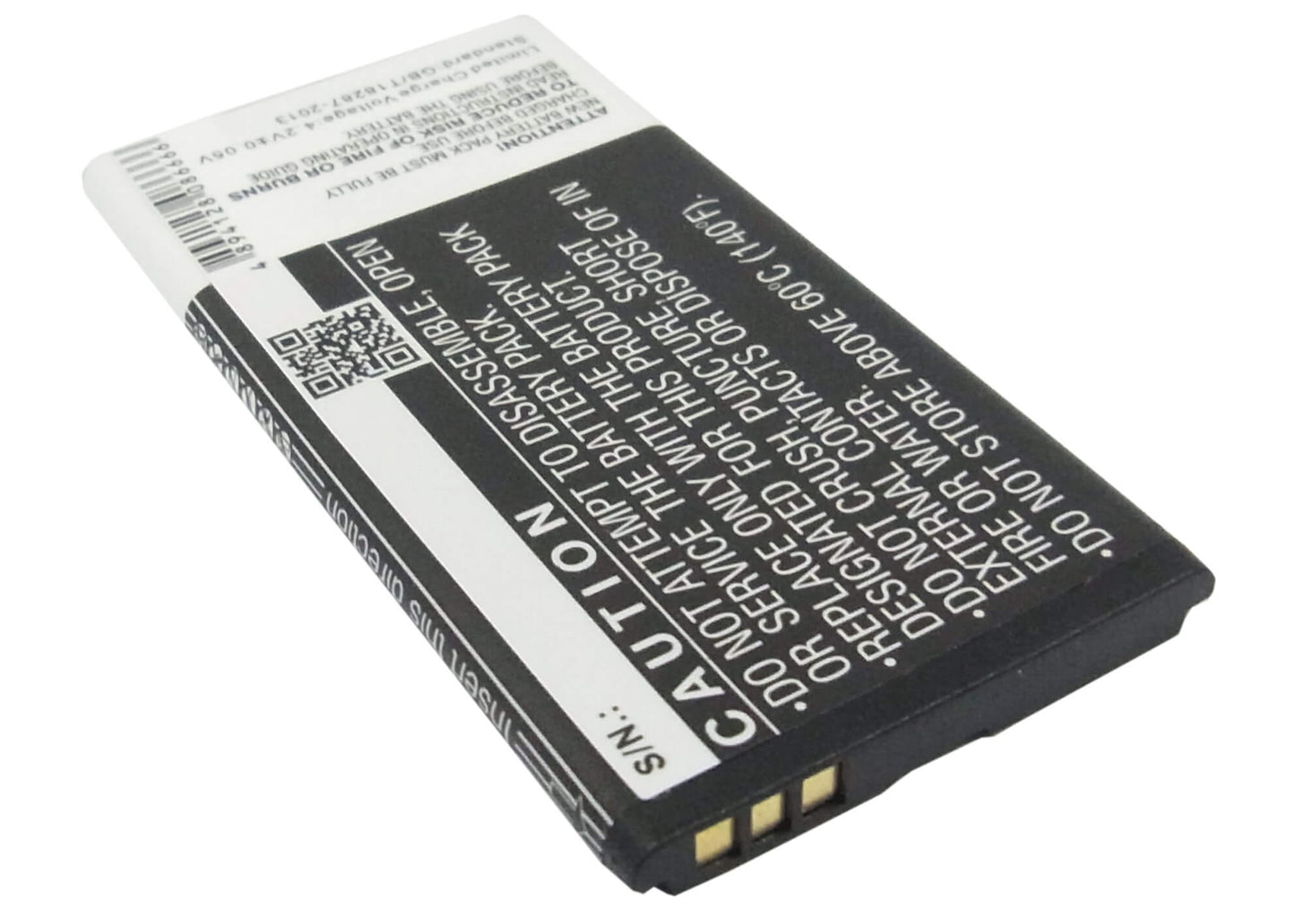 3.7V, 1000mAh, Li-ion Battery fits Emporia, C160, C160_001_rd, 3.7Wh