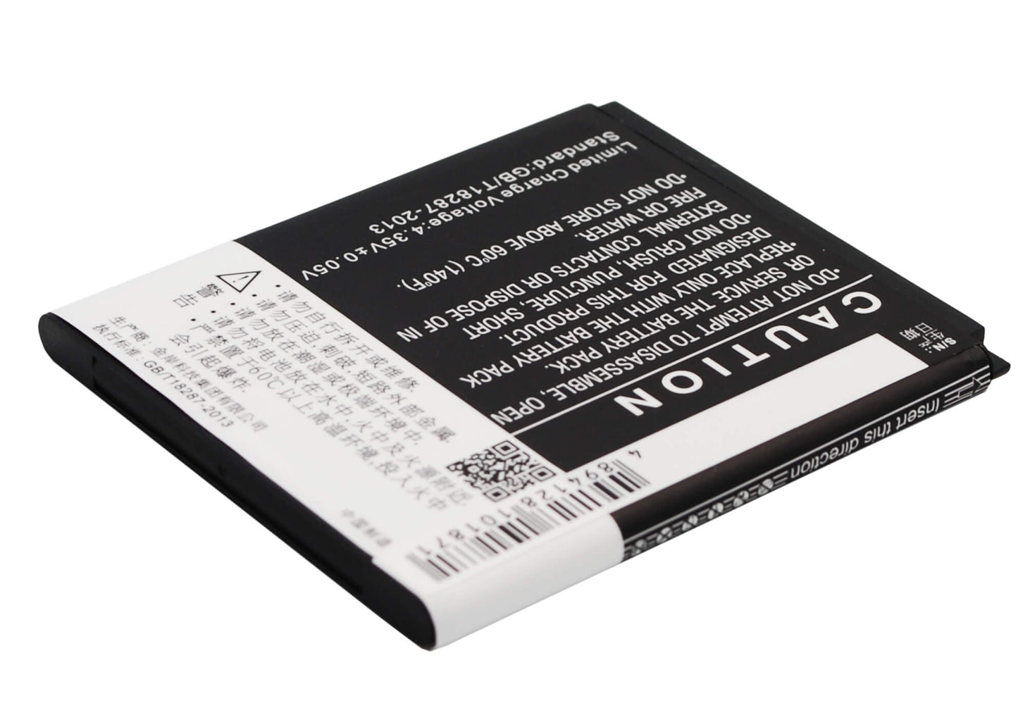 3.8V, 2600mAh, Li-ion Battery fits Hisense, Hs-x6, Hs-x6c, 9.88Wh
