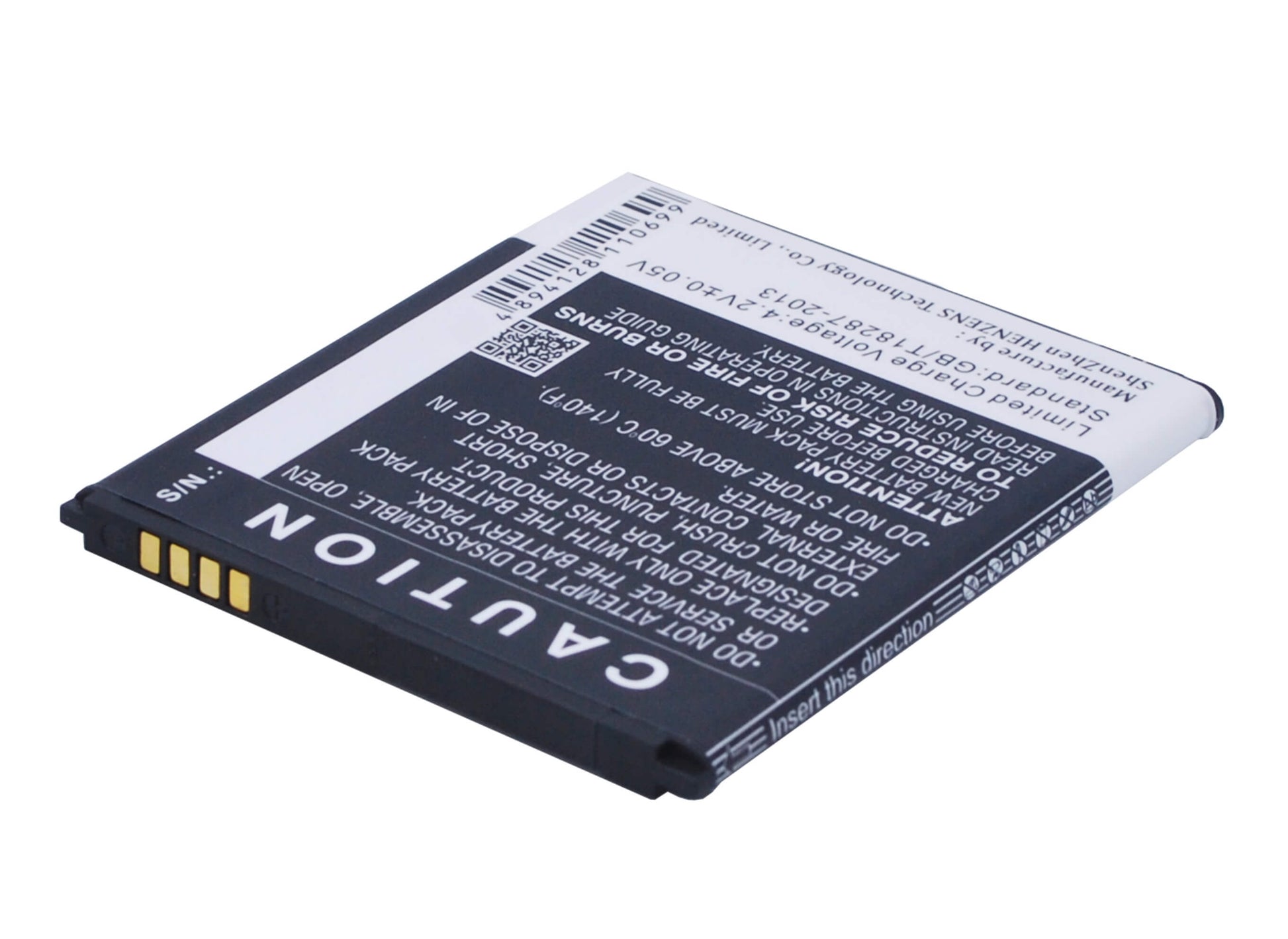 3.7V, 2000mAh, Li-ion Battery fits Kazam, Trooper 450l, Trooper 450l Dual Sim, 7.4Wh