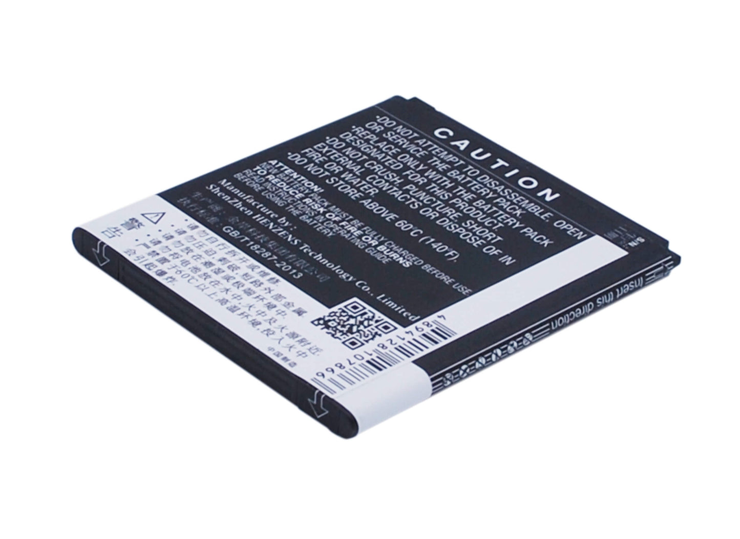 3.7V, 2000mAh, Li-ion Battery fits Tcl, P5181, P518l, 7.4Wh
