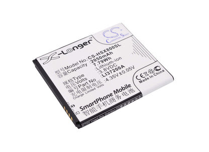 3.8V, 2050mAh, Li-Polymer Battery fits Hisense, E620m, Hs-e620m, 7.79Wh