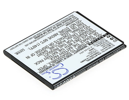 3.7V, 1500mAh, Li-ion Battery fits K-touch, U83t, 5.55Wh
