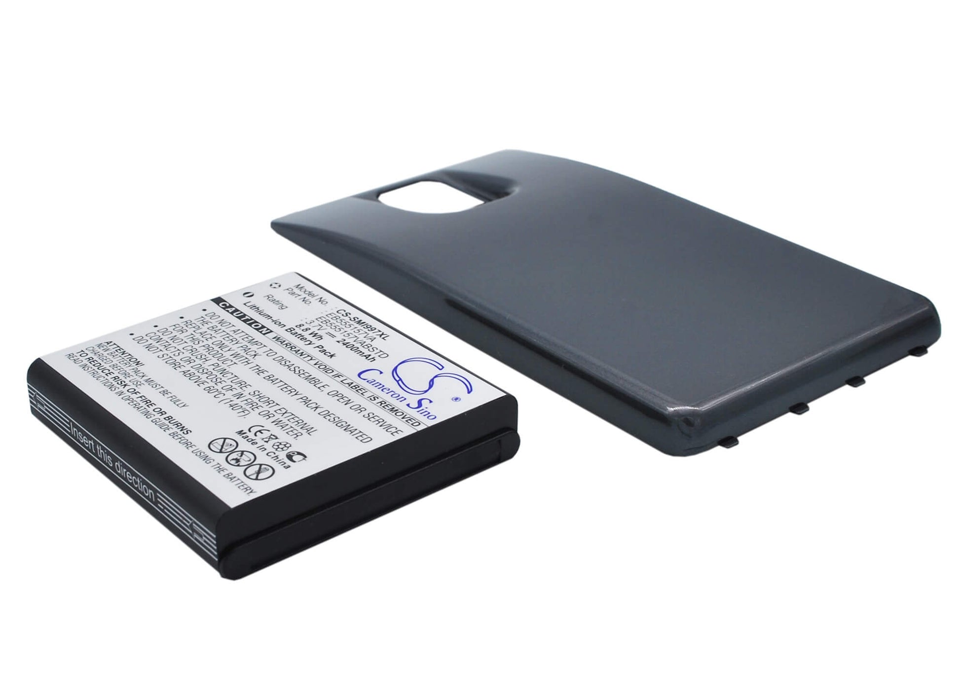 3.7V, 2400mAh, Li-ion Battery fits Samsung, Galaxy S Infuse 4g, Sgh-i997, 8.88Wh