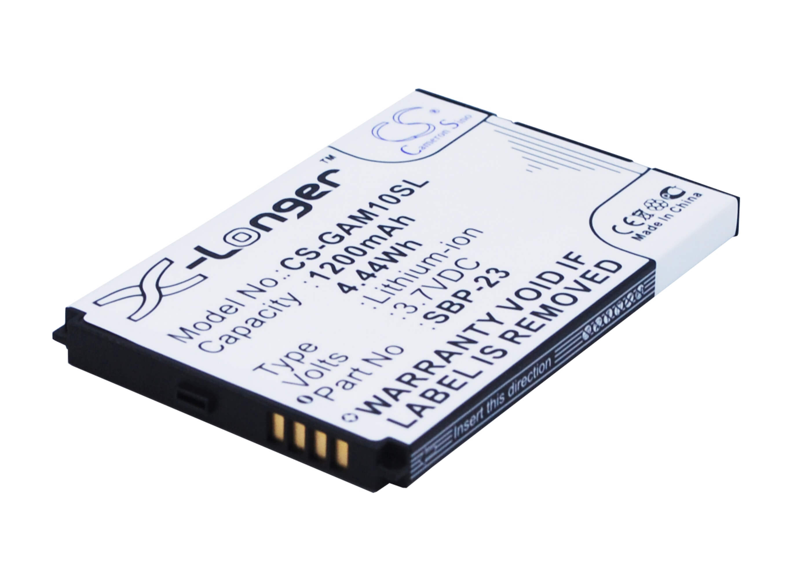 3.7V, 1200mAh, Li-ion Battery fits Asus, A10, M10, 4.44Wh