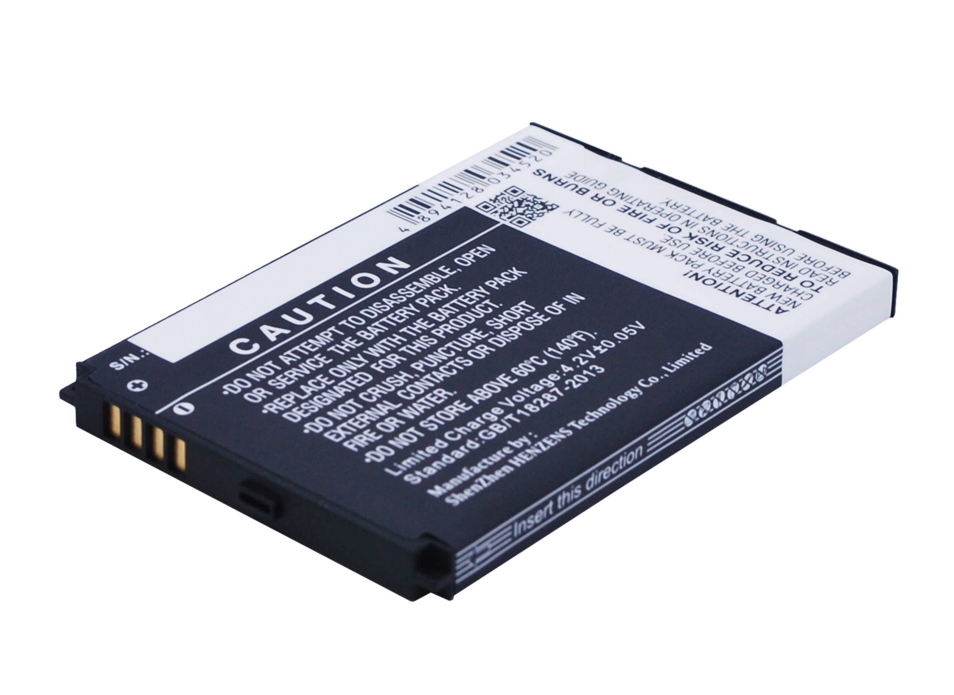 3.7V, 1200mAh, Li-ion Battery fits Garmin-asus, Nuvifone A10, Nuvifone M10, 4.44Wh