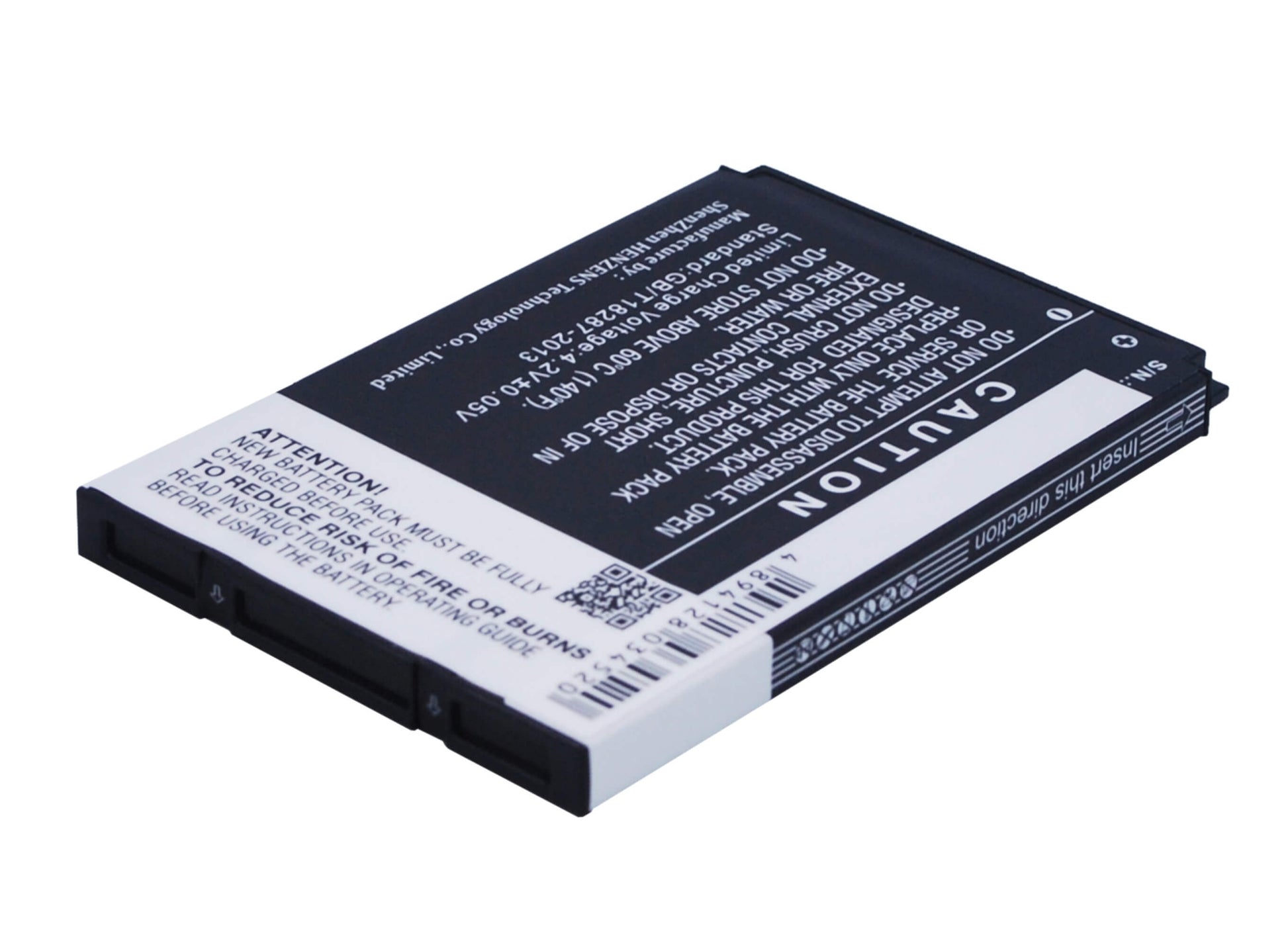 3.7V, 1200mAh, Li-ion Battery fits Garmin-asus, Nuvifone A10, Nuvifone M10, 4.44Wh
