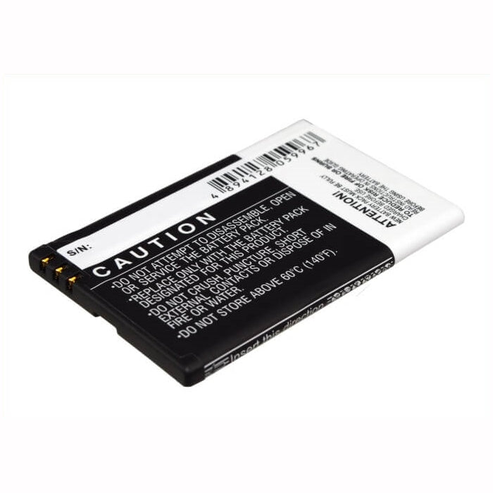 Mobile, Smartphone 3.7V, 1700mAh, Li-ion Battery fits Nokia, 6760 Slide, Clipper, 6.29Wh