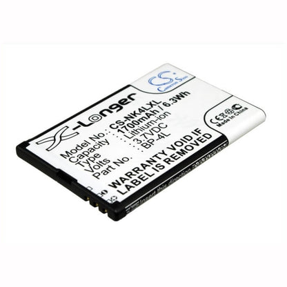 Mobile, Smartphone 3.7V, 1700mAh, Li-ion Battery fits Vertu, Constellation Quest, 6.29Wh