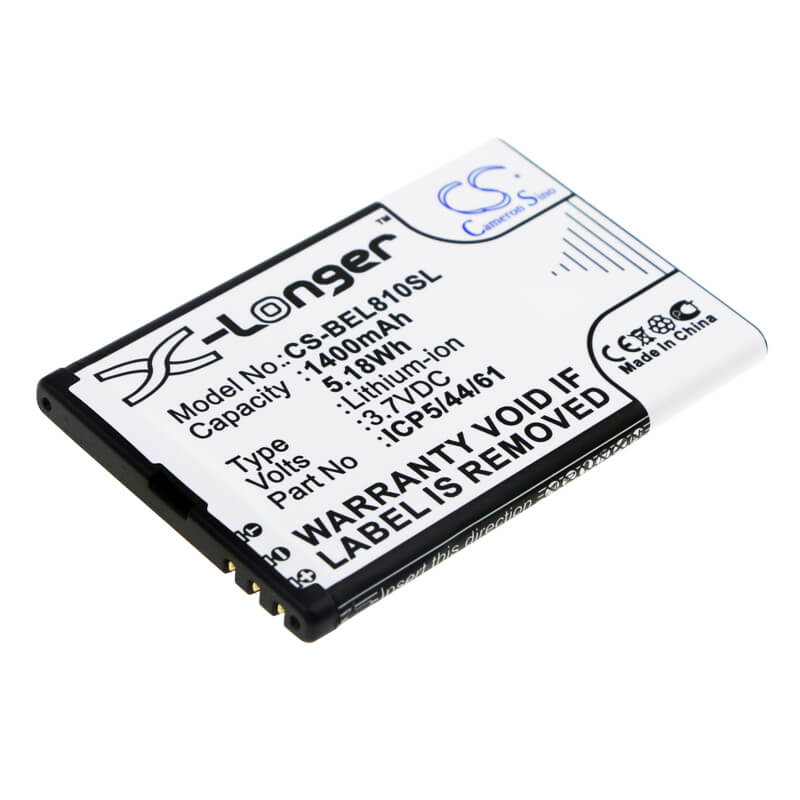 3.7V, 1400mAh, Li-ion Battery fits Bea-fon, Sl810, Sl820, 5.18Wh