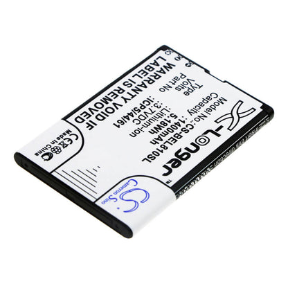 3.7V, 1400mAh, Li-ion Battery fits Bea-fon, Sl810, Sl820, 5.18Wh