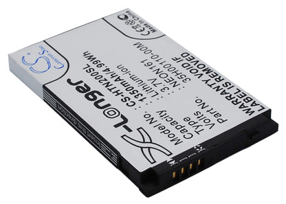 3.7V, 1350mAh, Li-ion Battery fits Htc, Neon 200, Neon 400, 4.995Wh