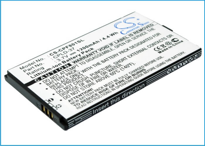 3.7V, 1200mAh, Li-ion Battery fits Coolpad, F668, F800, 4.44Wh