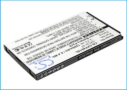 3.7V, 1200mAh, Li-ion Battery fits Coolpad, F668, F800, 4.44Wh