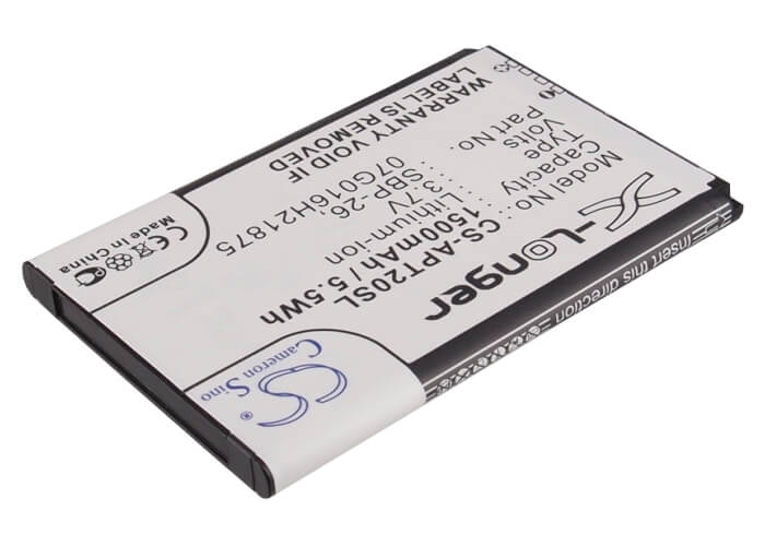 3.7V, 1500mAh, Li-ion Battery fits Asus, T20, 5.55Wh