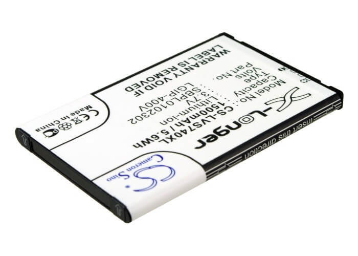 3.7V, 1500mAh, Li-ion Battery fits Lg, Ally Vs740, Ally Vs750, 5.55Wh
