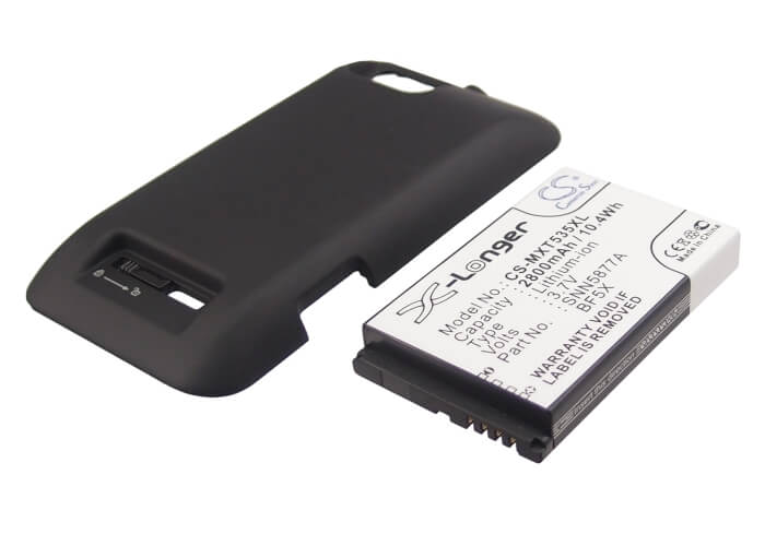 3.7V, 2800mAh, Li-ion Battery fits Motorola, Xt535, 10.36Wh