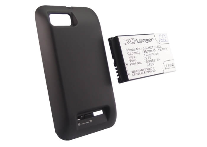 3.7V, 2800mAh, Li-ion Battery fits Motorola, Xt535, 10.36Wh