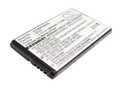 3.7V, 1500mAh, Li-ion Battery fits Motorola, Domino +, Droid 3, 5.55Wh