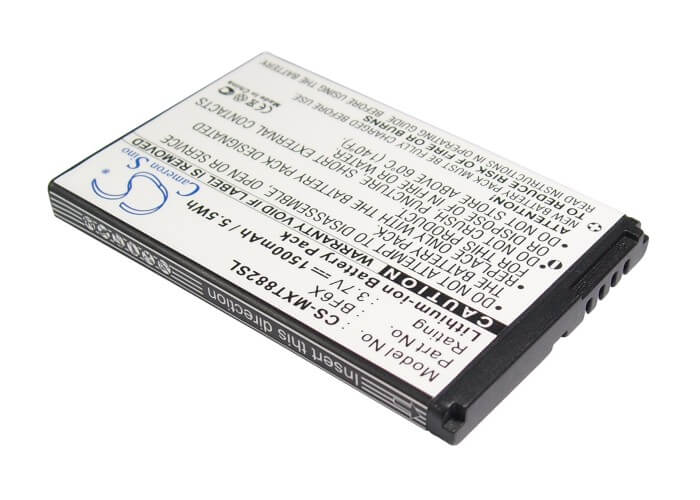 3.7V, 1500mAh, Li-ion Battery fits Motorola, Domino +, Droid 3, 5.55Wh